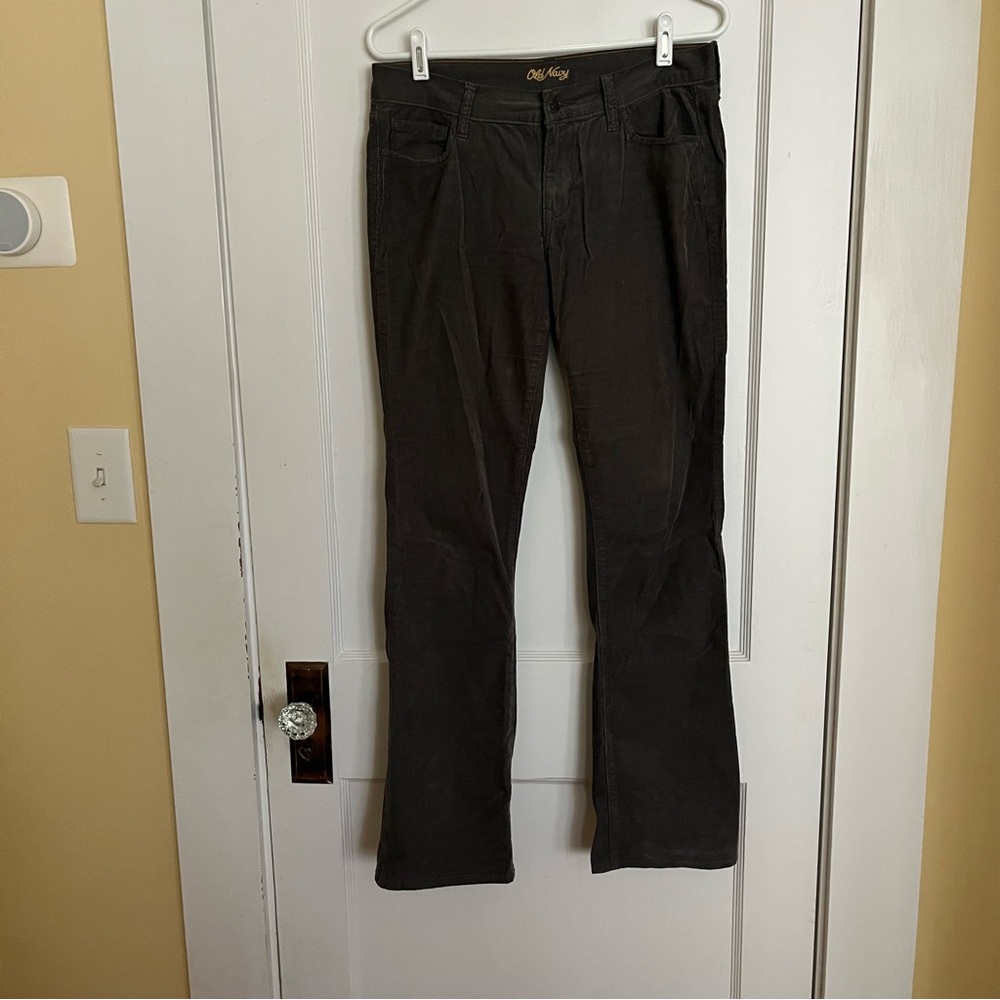 Old Navy Women's Dark Gray corduroy pants